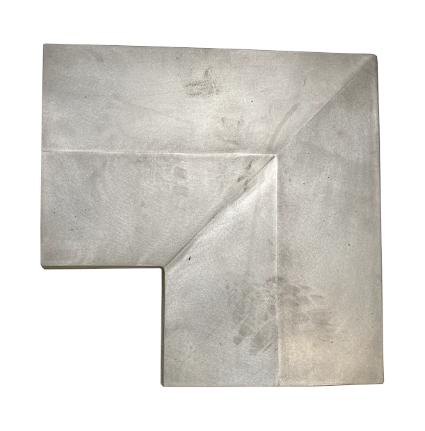Twice Weathered Corner Coping 2 - 425x280x47mm - NewMould