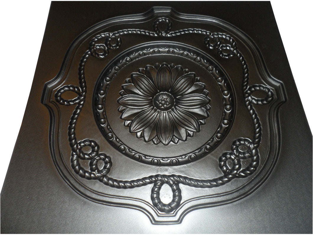 Tudor Rose Ceiling Plaster mould - 615x615x50mm - NewMould